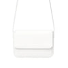 Magnetic Button Strap Crossbody Bag for Women White