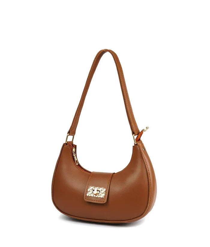 Bella Luxe Shoulder Bag Camel