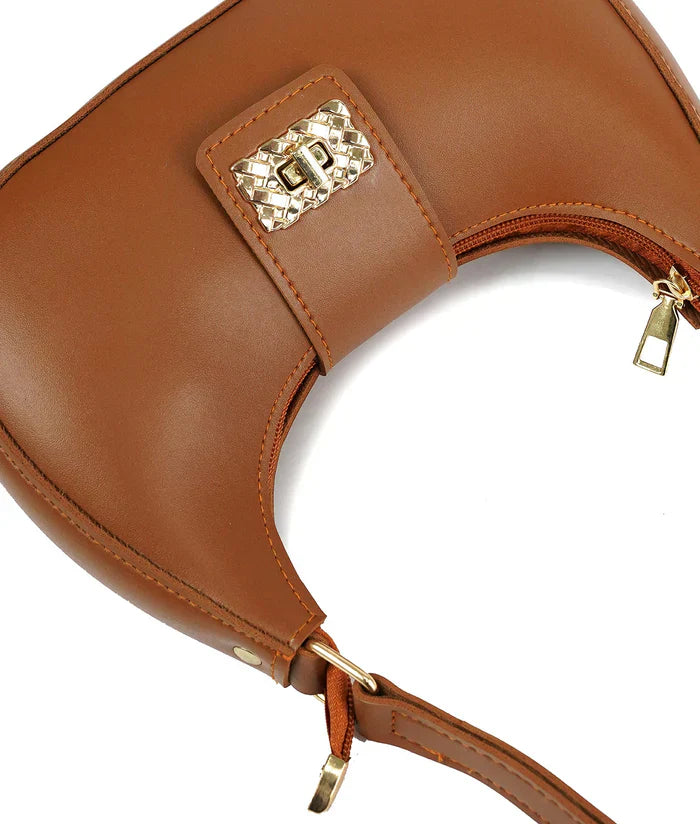 Bella Luxe Shoulder Bag Camel