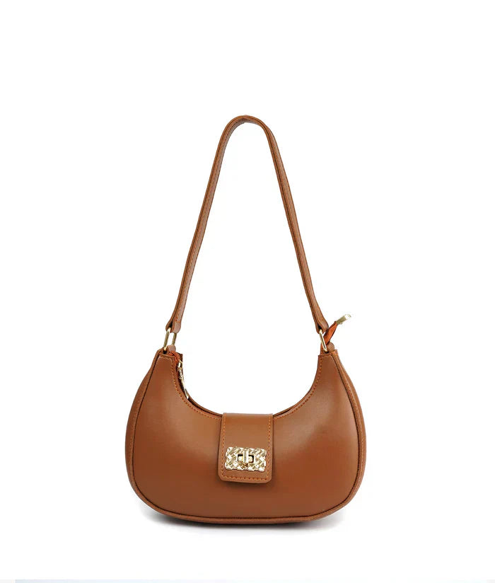 Bella Luxe Shoulder Bag Camel