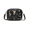 Floral Embroidered Crossbody Bag with Butterfly Charm