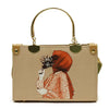 Artistic Printed Shoulder Bag Beige