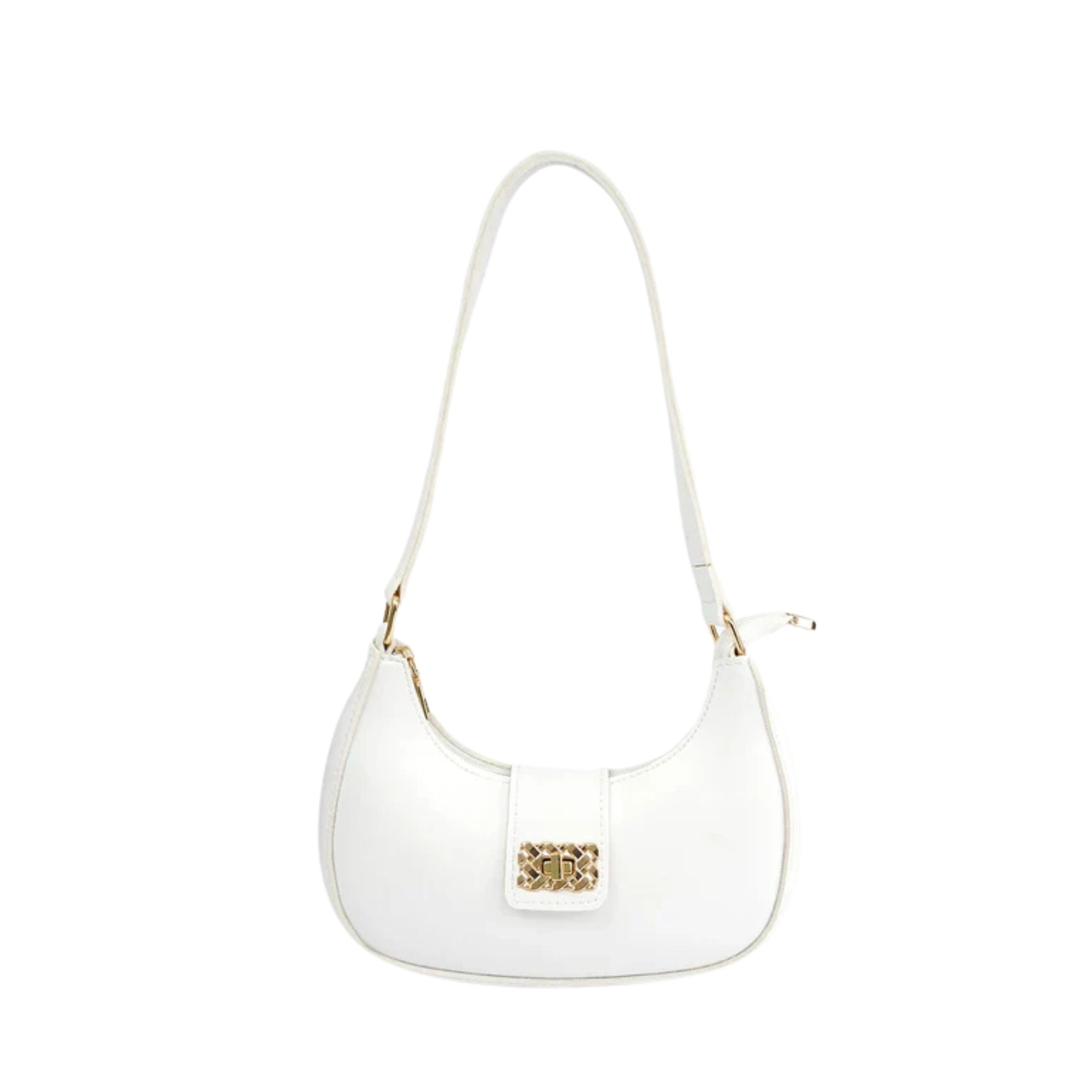 Bella Luxe Shoulder Bag White
