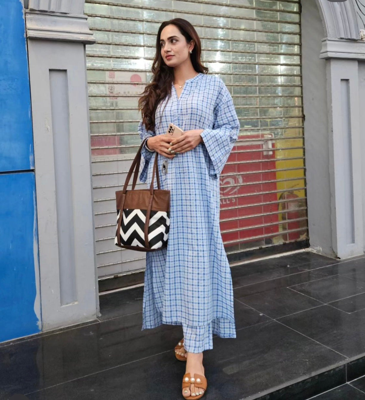 Chevron Tote Bag T-1